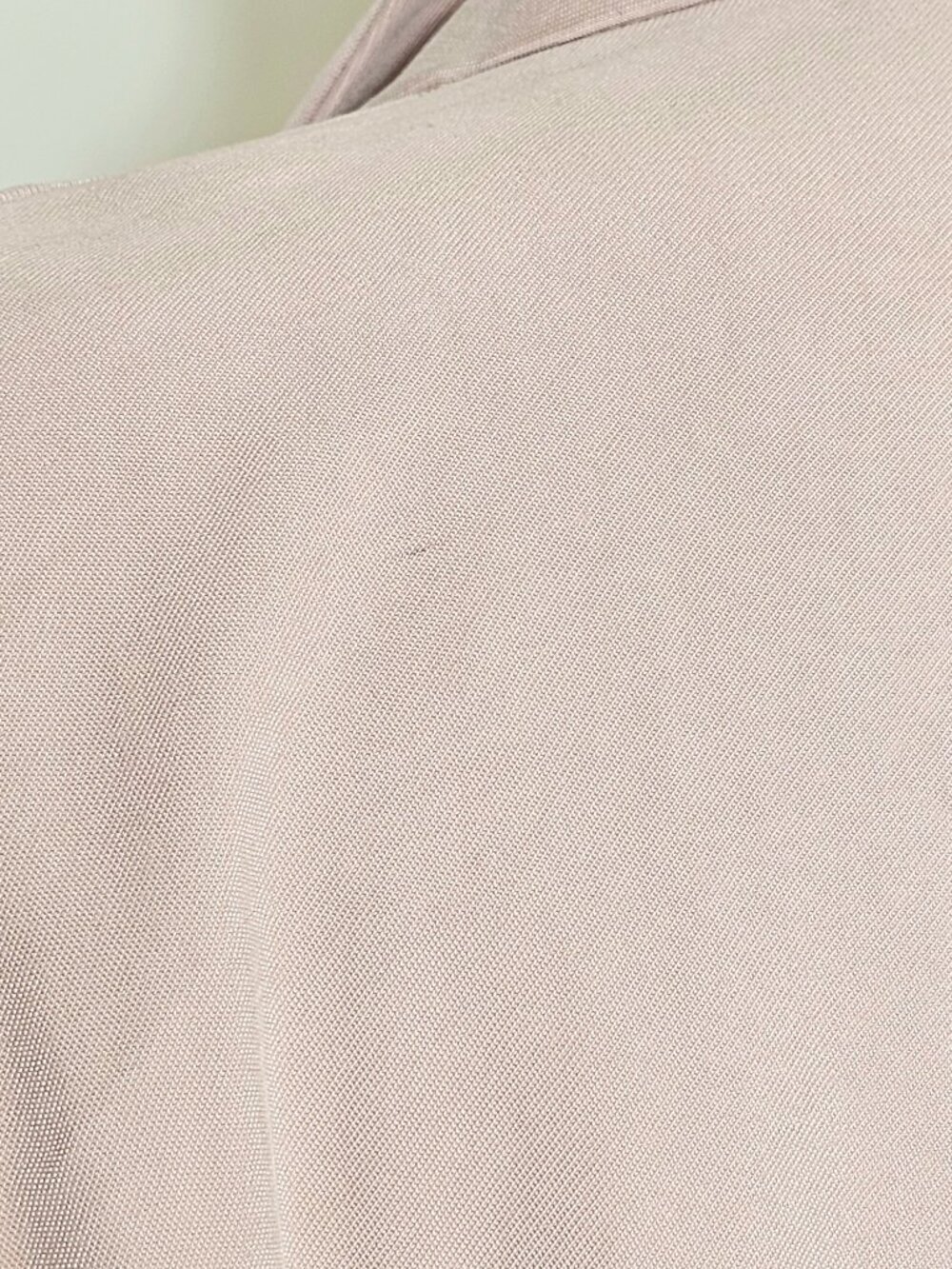 Express Blush Drape Trench Coat Size M Tie Waist Lightweight Open Front Jacket - Picture 9 of 11